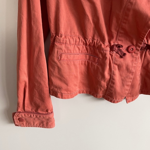 Anthropologie Hei Hei Anorak‎ Coral Utility Jacket Size XS - Picture 5 of 13